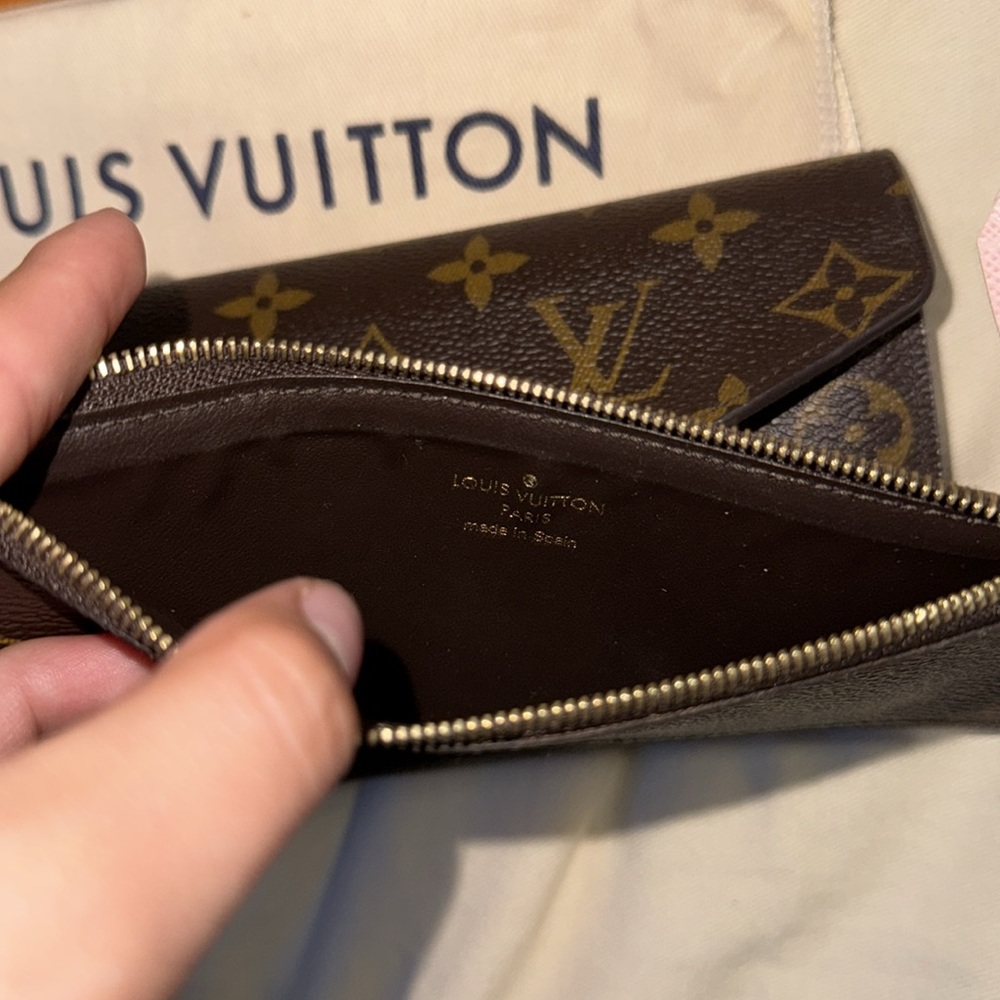 Louis Vuitton Brown Monogram Canvas Wallet - Picture 5 of 10